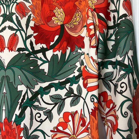 NWT Cara Cara Amaya Floral Sheath Scoop-Back Mini Dress S - Picture 7 of 11